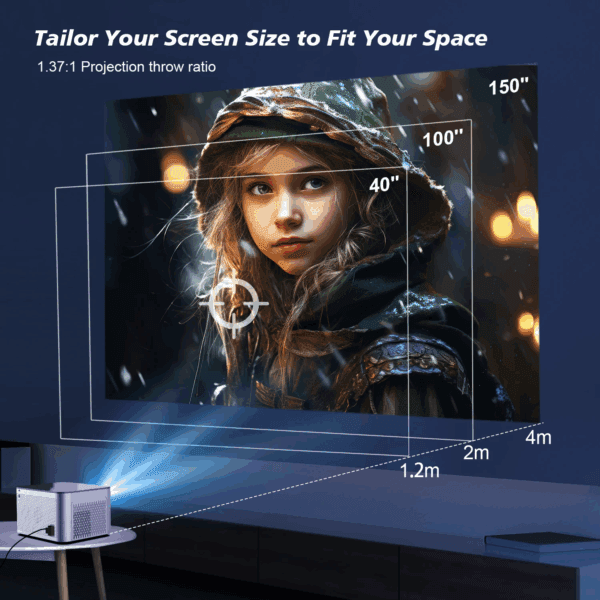 Magcubic HY350 Pro Projector Android 11 4K 1080P - Image 5