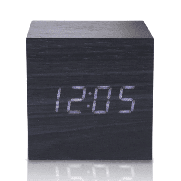 Wooden Minimalist Table Clock - Image 4