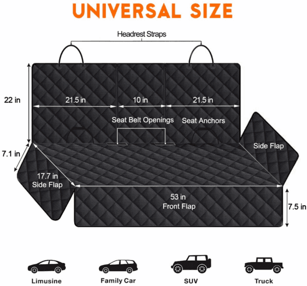 Dog Car Seat Cover - Image 3