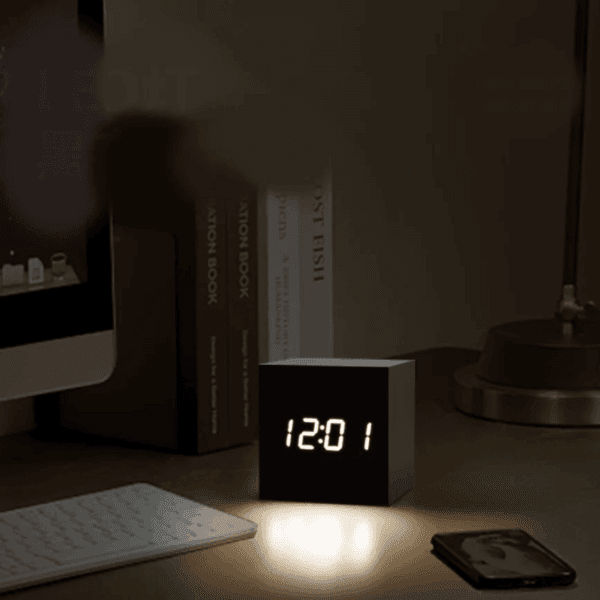 Wooden Minimalist Table Clock - Image 8