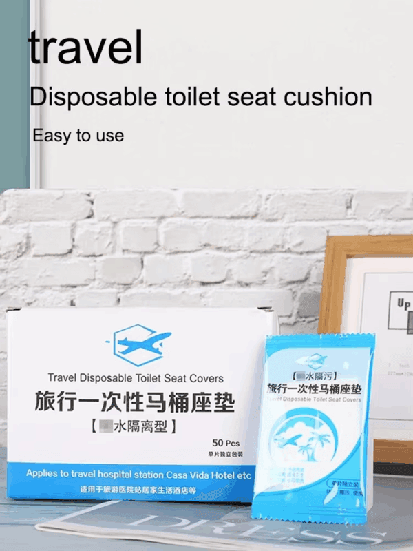 Disposable Plastic Toilet Seat Cover - Image 4