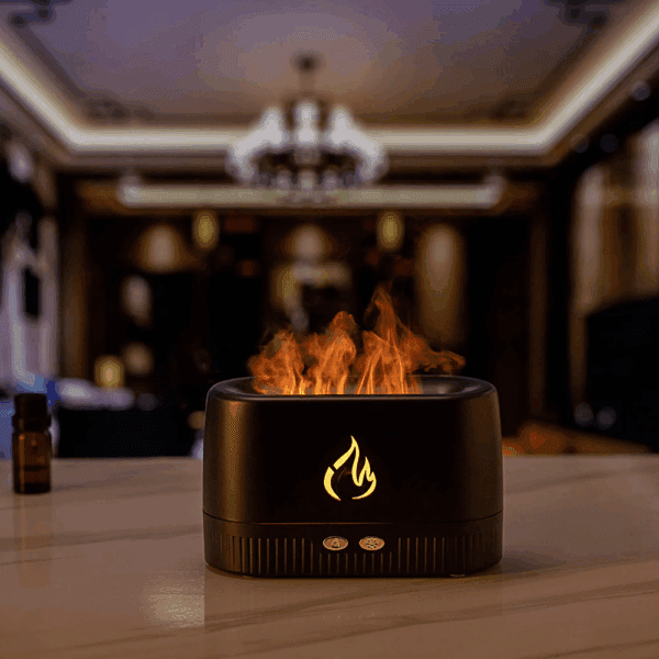 Portable Aroma Diffuser, Atomizer Air Flame Humidifier - Image 3