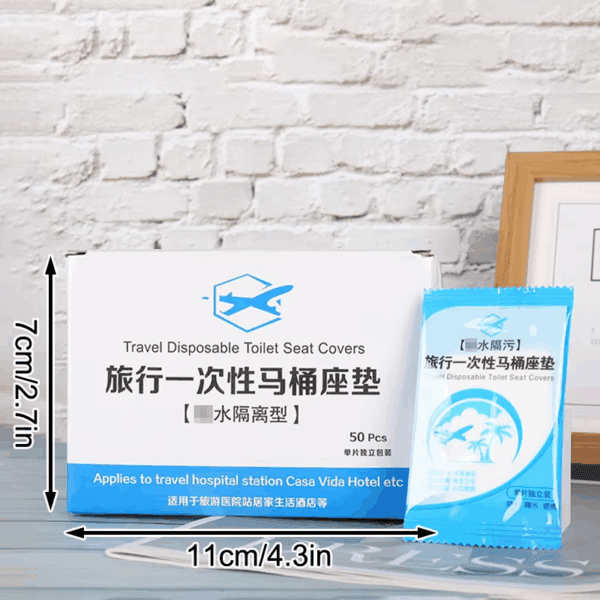 Disposable Plastic Toilet Seat Cover - Image 6