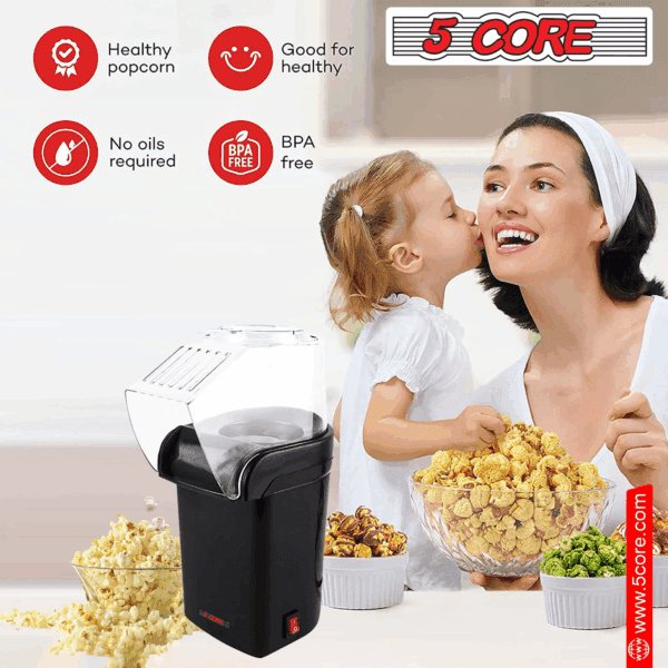 Home Popcorn Machine Healthy Hot Air Oil-Free Popcorn - Image 2